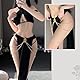TUYMNI Sexy Damen Negligee Dessous ägyptische Katze Kostüm Uniform Lingerie Rollenspiele Sexy Katze Cosplay Dessous Kostüm Set Rückenfrei Nachtwäsche Gebündelte Sexy