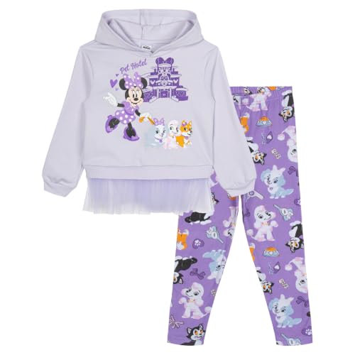 Image of Disney Minnie Mouse Girls' 2-Piece Fleece Hoodie and Leggings Set