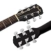 Fender Classic Design Dreadnought Acoustic Guitar - Black Bundle with Gig Bag, Tuner, Strap, Strings, Picks, and Austin Bazaar Instructional DVD