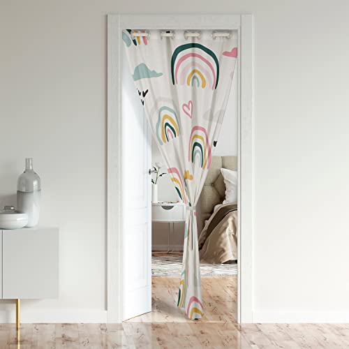 Loussiesd Rainbow Door Curtain for Doorway Privacy - Image 2