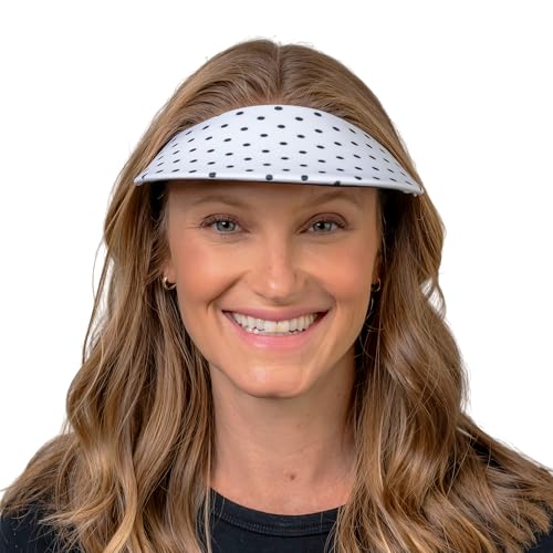 Image of No Headache Sun Visor for Women | Stylish, Lightweight Golf & Tennis Hat | UV Protection for Outdoor Sports & Travel