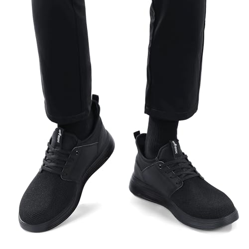 ARISIC Men's Non Slip Work Shoes Waterproof Slip On Lightweight Slip Resistant for Food Service Kitchen Chef Restaurant Breathable Stylish Working Footwear4