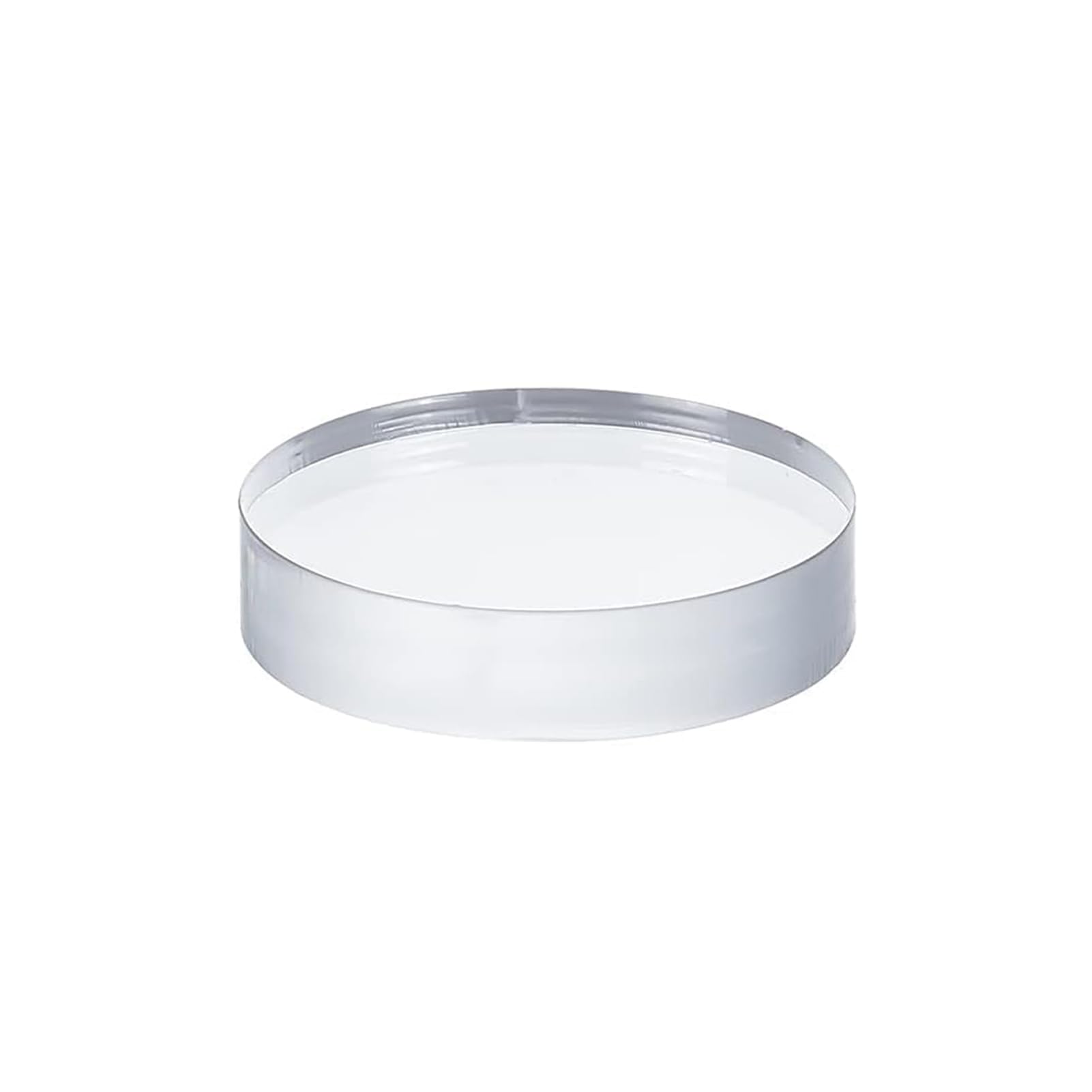 AYUWQZX Acrylic Polished Round Blocks, Acrylic Cylinder Display Block Stand Multiple Heights 2-10cm(Height 4cm)