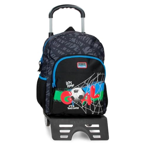 Sac à dos scolaire avec chariot Movom Offside contre la fatigue du transport