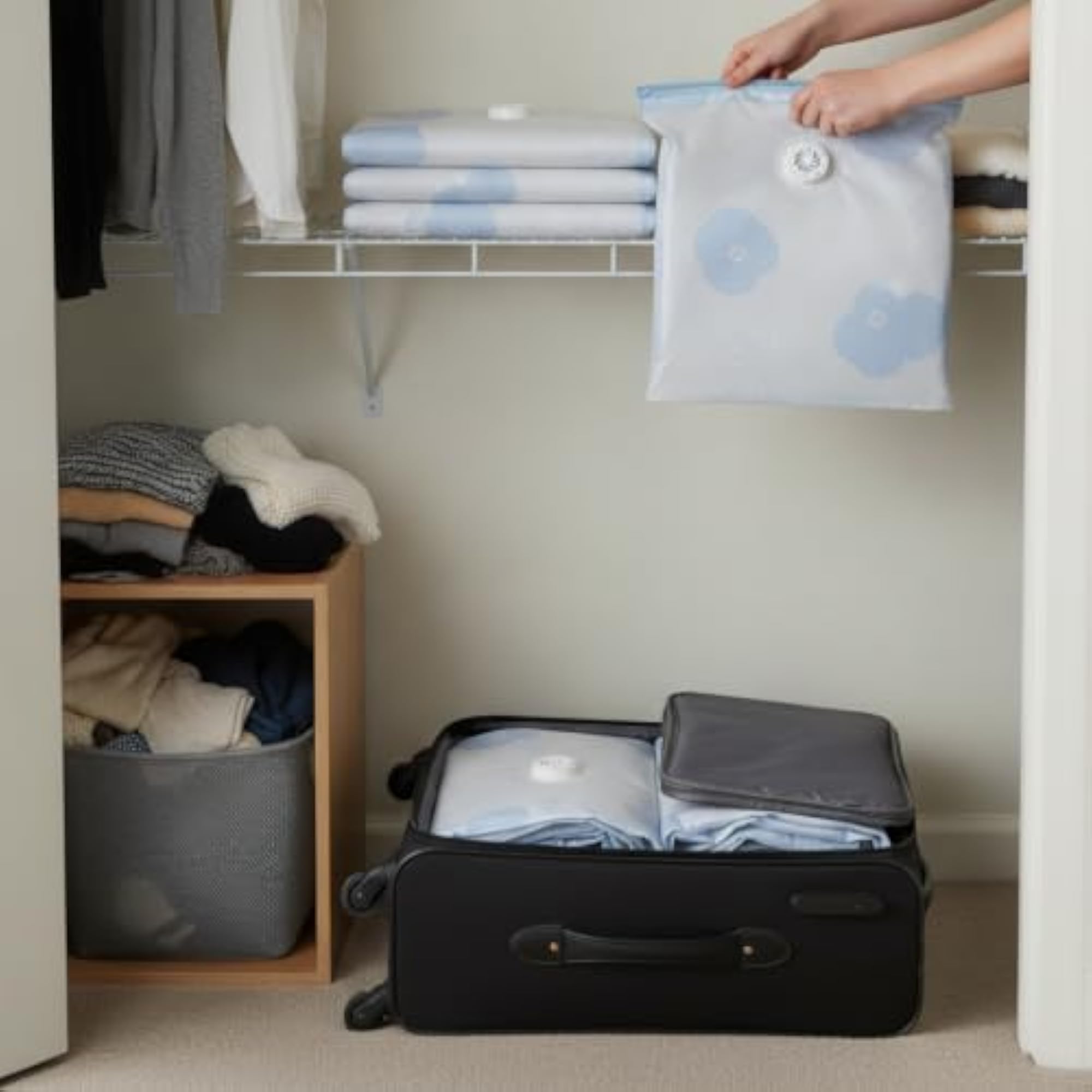 Vacuum Compression Storage Bags for Clothes