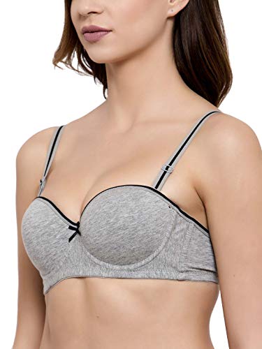 Image of Brachy Women's T-Shirt Demi Cup Padded Underwired Push up Bra BCA DUPPERPIP1