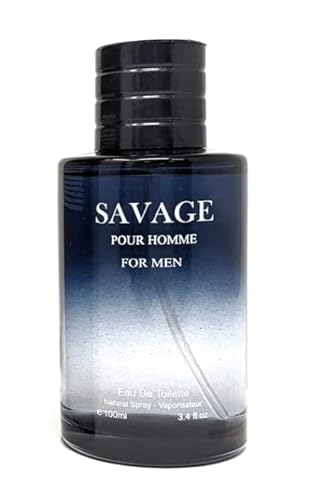 Inspire Scents Savage Pour Homme & Blue For Men Cologne Combo Set, Eau De Toilette Natural Spray Fragrance For Men, Wonderful Gift, Masculine Scent For All Skin Types, 3.4 Fl Oz Each (Pack Of 2) #TOP2