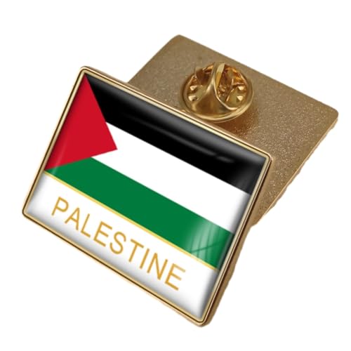 Broche de bandera palestina para lucir en solapas de chaquetas y eventos