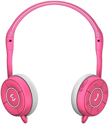 Moudio M100 Wireless Stereo Bluetooth Smart Headphones, Activity Calorie Tracker, Fitness Monitor, Sports Headset,Noise Reduction Hands-Free Voice Calls With Android and IOS APP (pink)