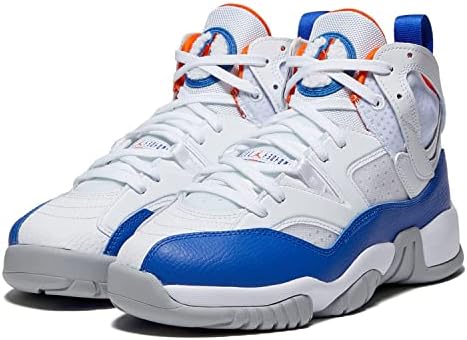Jordan Boy's Jumpman Two Trey (Big Kid) White/Hyper Royal/Safety Orange/White 5.5 Big Kid M | Image 5