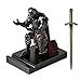 NCQIXIAO Medieval Templar Vanguard Officer Knight Pen Holder Pen Stand Desk Organizers and Accessories Resin Mobile Phone Stand as Gift for Office and Home Desk Organizer (Iron)