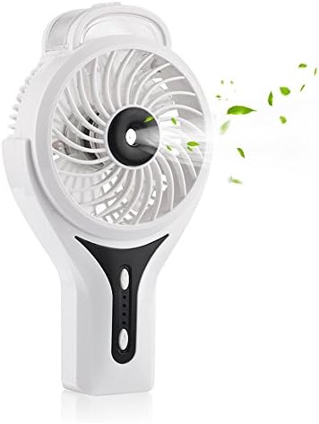 Ehomely Personal Misting Fan Handheld USB Rechargeable Battery Fan Portable Cooling Water Mist Heat Stroke Prevention