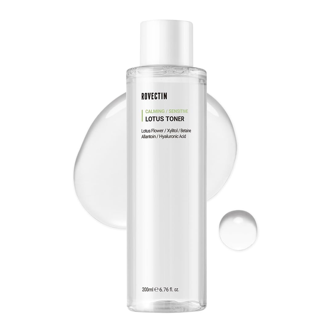 ROVECTIN Calming Lotus Water Toner - pH4.7 Extra Soothing and Hydrating for Trouble Care | 40% Lotus Flower Extract for Pu... - Review, Price and Buying Guide