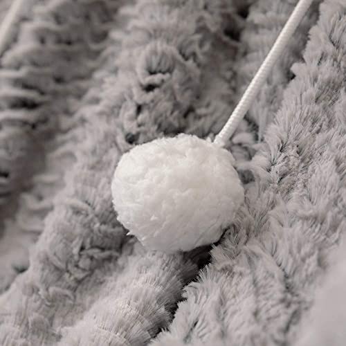 Vangao Wearable Blanket Hooded Throw Blanket Striped Fluffy Heavy Duty For Couch Chair Bed Sofa Oversized Hoodie Soft Winter Blanket Sherpa Reverse Cozy Xmas Decorations 50X70 Inch Brindle #TOP5