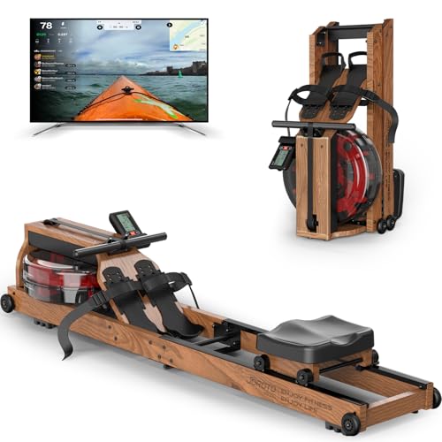 JOROTO Wooden Foldable Water Rower