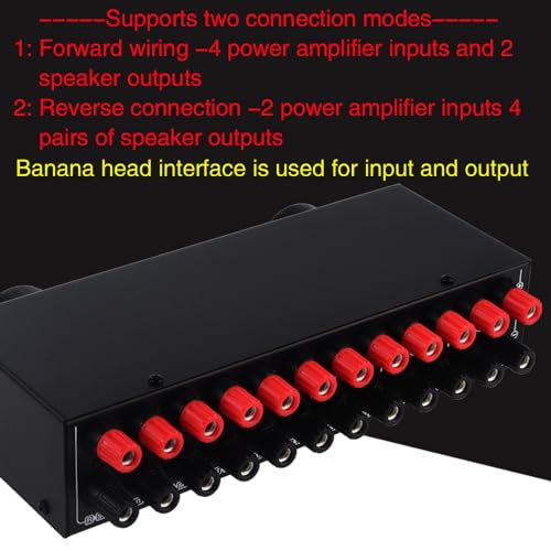 Selector de interruptor de altavoz conmutador de alta potencia para amplificador de audio 7