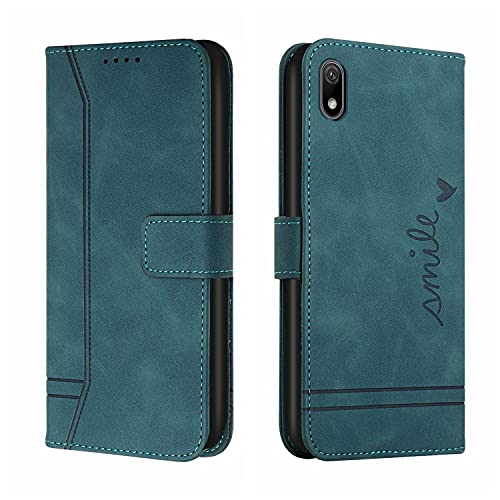 Bravoday Cover per Huawei Y5 2019 / Honor Play 3e / Honor 8S 2019/2020, Flip Custodia in Pelle PU Portafoglio Custodia per Huawei Y5 2019, con Slot per Schede, Verde