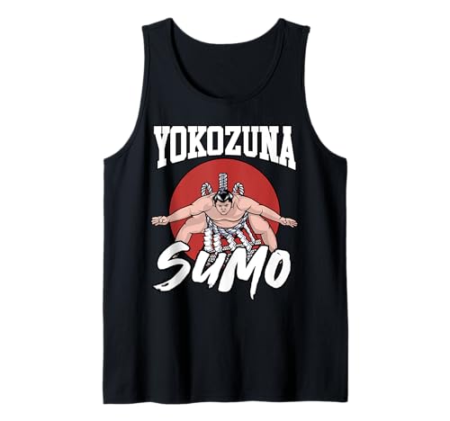 Sumo Wrestling Sumo Luchador Yokozuna Sumo Japón Camiseta sin Mangas