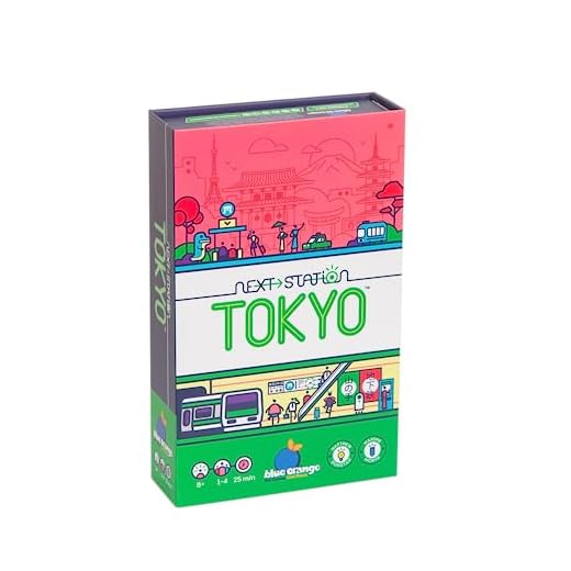 Blue Orange - Next Station Tokyo - Gioco di Società a tema città di Tokyo - Gioco di strategia - Gioco multiplayer - Giochi di Società tra amici o familiari - Gioco 8 anni e più