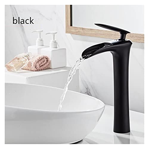 Robinet cascade pour évier et vasque design blanc or ambiance spa - 4