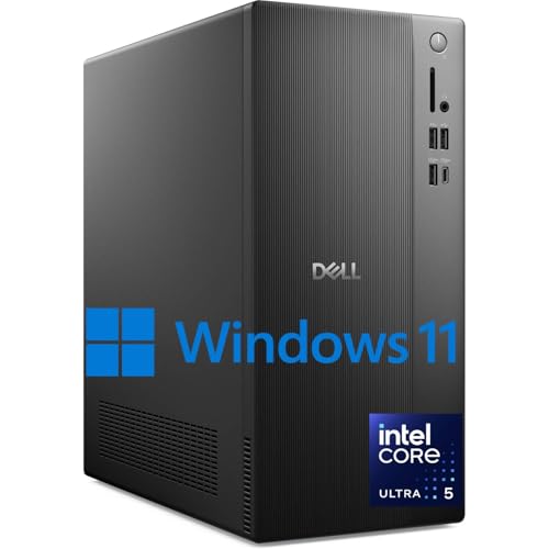 Image of Dell New Optiplex Version, Business Desktop, Intel Ultra 5-225(10 Core, 10 Threads), 32GB DDR5 RAM, 2TB PCIe SSD, Ultra-Quiet Design, Dual 4K Monitor Support, SD Card-Reader, KB & Mouse, Windows 11