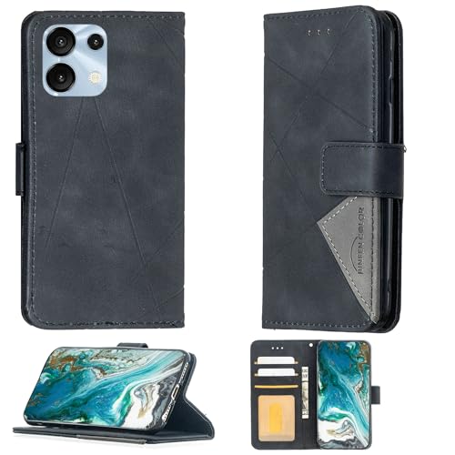 Aroepurt Case Compatible for Umidigi G9 5g Phone Case Cover Flip Stand Cover PU Leather Wallet Case Black