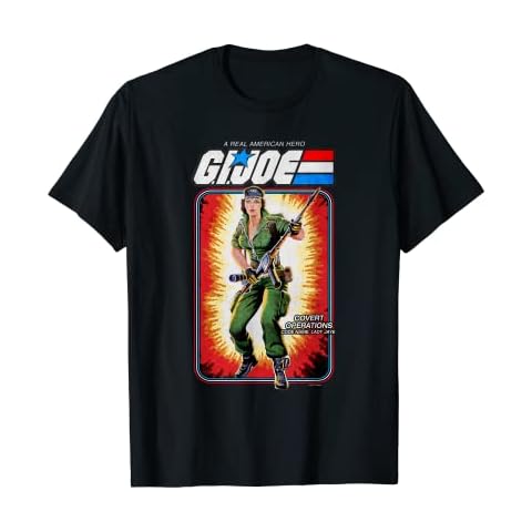 G.I. Joe Lady Jaye Trading Card T-Shirt Cover