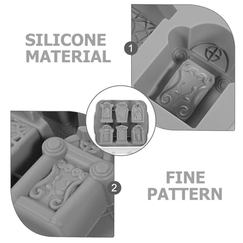Cubitera de silicona con tapa y moldes de calavera miniatura 7