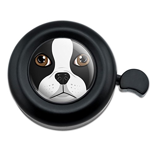 GRAPHICS & MORE Boston Terrier Face Pet Dog Bicycle Handlebar Bike Bell