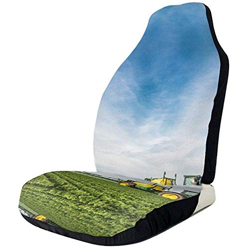 Joe-shop Tractor Farm Impreso Funda de Asiento de Coche Protector Cojín Fundas de Primera Calidad