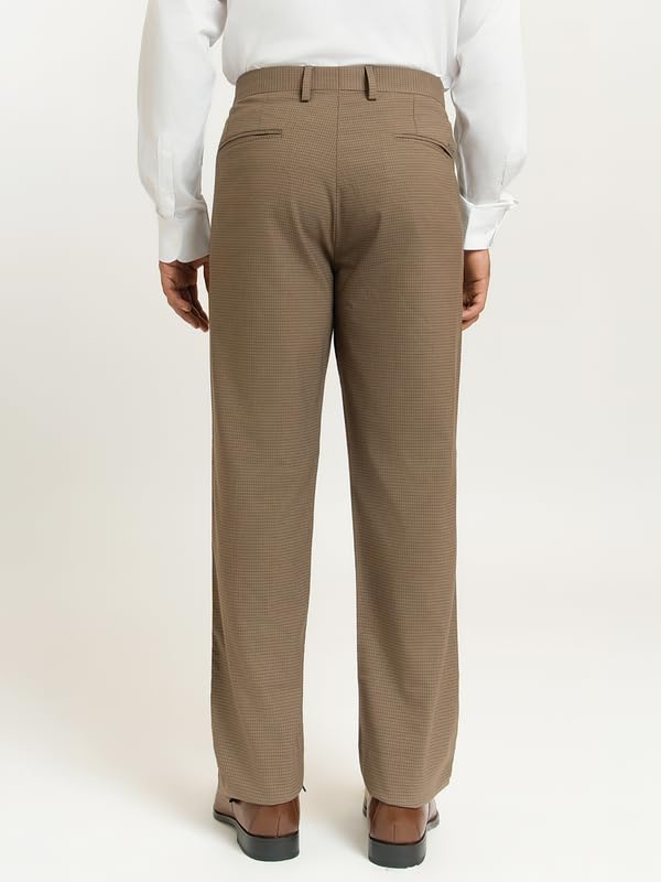 Image of The Pant Project Luxury PV Lycra Stretchable Formal Pants for Men | Stylish Relaxed Fit Men's Wear Trousers for Office or Party | Mens Fashion Dress Trouser Pant