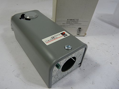 Johnson Controls A19Bac-1C Line Volt Mechanical Thermostat, 24 To 277 Vac, 10 Amp #TOP1