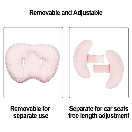 Blublu Park PGZ-PK Baby 2 In 1 Travel Cushion, Banana Shape Baby Neck Head Support Travel Pillow Stroller Insert Cushion thumb #3