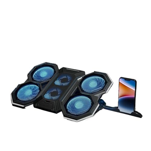 Base para laptop gamer 17 pulg con 6 ventiladores RGB miniatura 2