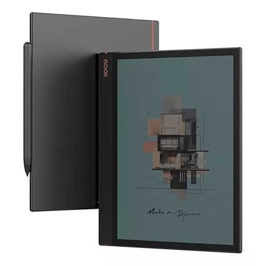BOOX NOTE AIR3 C,Portátil de E-book,E-ink Tablet,Tela de vidro Kaleido 3 de 10,3" (4096 cores) Carta1200,4GB+64GB,Luz Frontal com CTM (Quente e Frio),Atualização de firmware,inclui Caneta e Capa