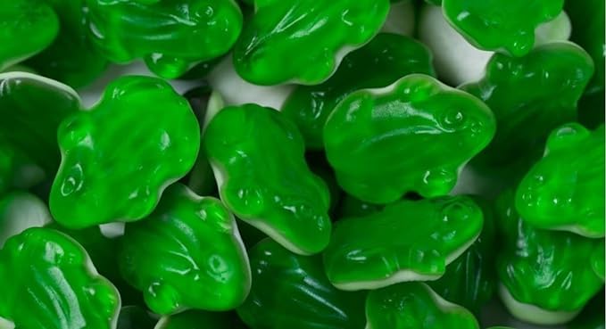 Bayside Candy Gummy Collection - Gummi Collection Gummy Green Frogs (3, Pounds)