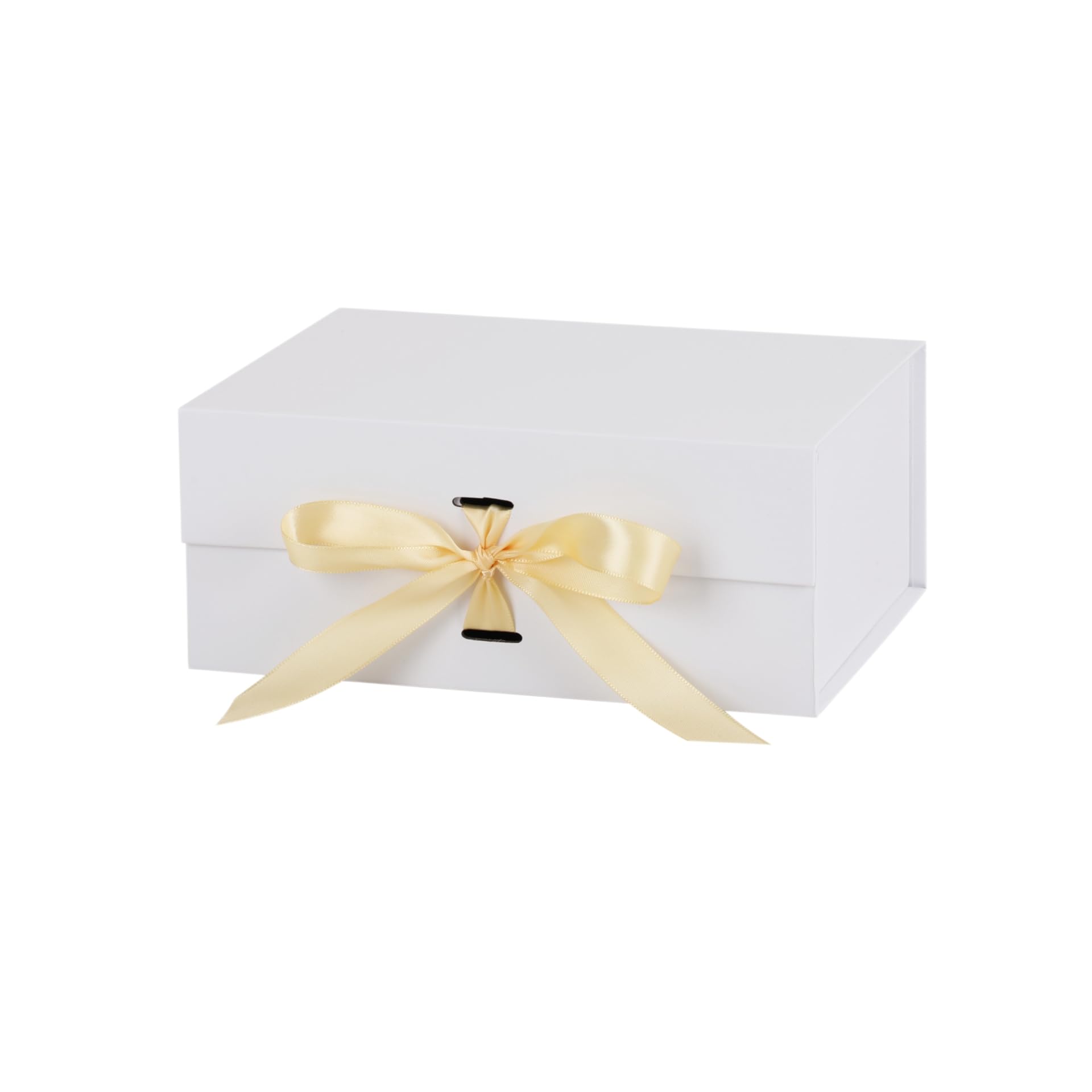 Nenwic Small Gift Box with Lid 22x21x10cm White Gift Boxes for Presents
