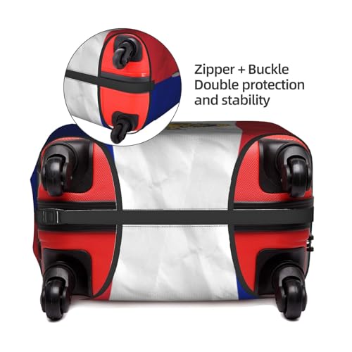 Universal Stretch Suitcase Cover France French Flag Carry On Luggage Sleeve Anti Scratch Travel Baggage Protector for Unisex Women X-Large4