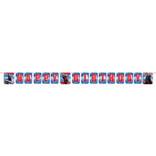 Avengers Party Decorations - Avengers Birthday Banner - Marvel Super Hero Decorations