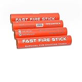 Procamptek Fast Fire Stick Survival Fire Starting Tinder, Best Firstarter for Emergency… (2 Fast Fire Stick)