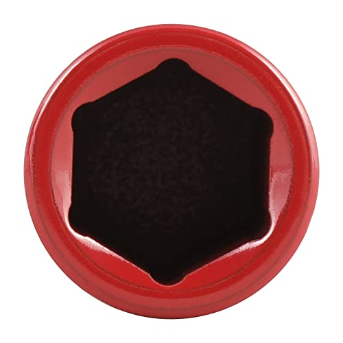 Image of AFF Torque Limiting Socket, 1 /2 inch Drive, 80 ft /lb, 17mm, Red, 40210