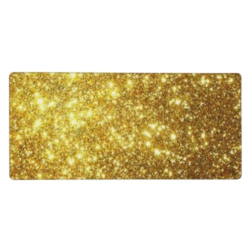 Tapis de souris xl paillettes dorées pour embellir votre bureau à la maison