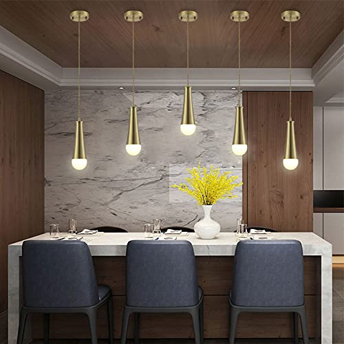 Petite suspension laiton gain de place pour table de nuit