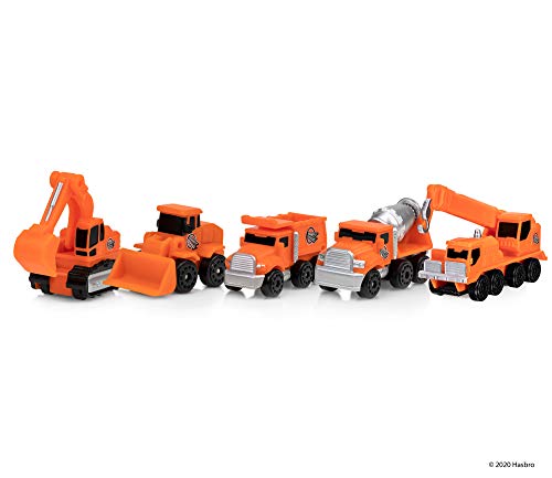 Micro Machines Paquete de Inicio, Equipo de construcción - Incluye 5 vehículos,...