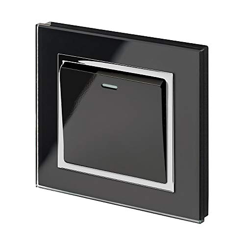Preisvergleich Produktbild Retrotouch RTS2005 Designer-Lichtschalter einfach mechanisch schwarz