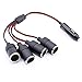 Produktbild WINOMO Auto Motorrad Zigarettenanzünder Stecker Adapter für Wohnwagen Lastwagen Campingbusse 12V / 24V