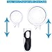 MagniPros See Things Differently Magnifying Glass with Bright LED Lights-3 Easy Detachable Lenses-2.5X, 5X, 16X Ideal for Seniors, Maps, Macular Degeneration, Jewelry, Watch