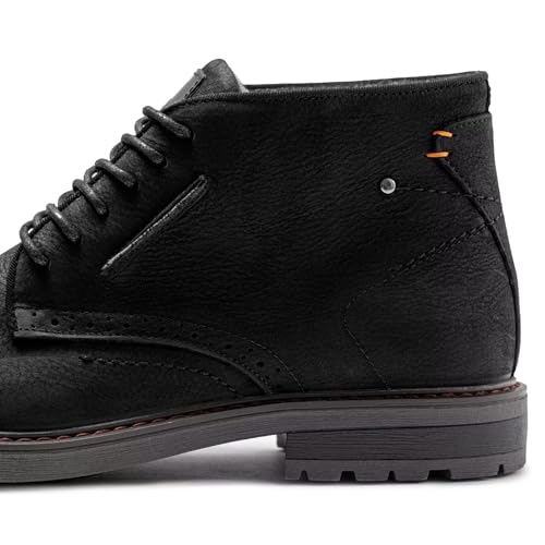 Image of Arkbird Men's Chukka Boots, Leather Ankle Dress Boot Casual Oxfords Lace Up Work Shoes