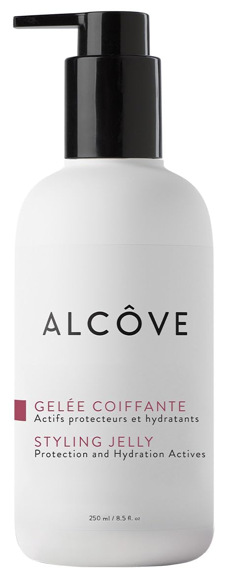 Alcôve - Styling Jelly - Versatile Styling Product - Light Hold - Define Curls - All Hair Types - No Residue - Anti-frizz - Heat Protection - Mango