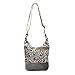 Myra Bag Floral Cowhide & Upcycled Canvas Shoulder Bag S-1126